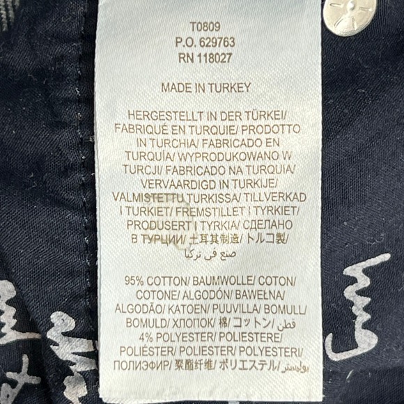 Boden Denim Turn Up Straight Jeans Dark Wash Sz US 20/22R Spring Summer Coastal - Picture 9 of 9